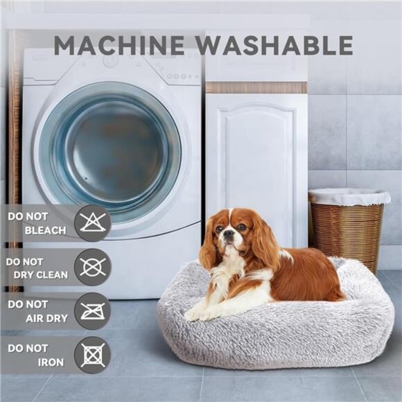 Cat Bed for Indoor Cats,Dog Beds for Small Dogs, Dinosam Small Dog Bed, Soft - Picture 3 of 7
